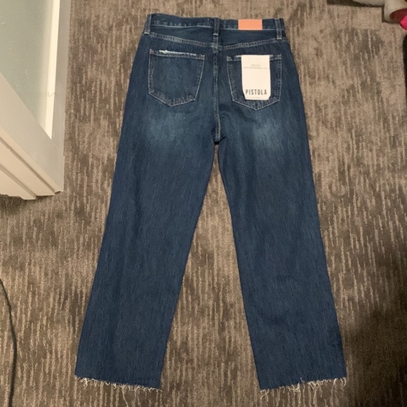 Pistola Cassie Crop Straight Leg Jeans - Picture 5 of 7